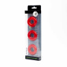 Sport Fucker Lot de 3 cockrings Chubby Rouge
